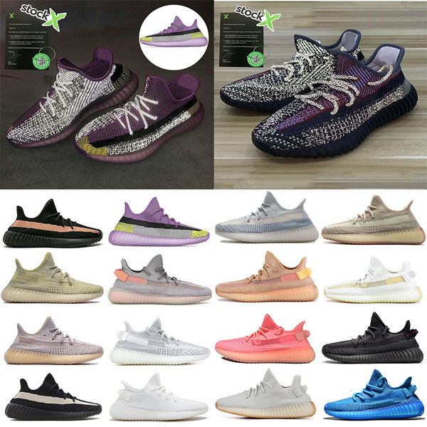 

yecheil yeezreel высокого качества 3m reflective citrin облако white clay gid glow zebra мужчины женщин дизайнер кроссовки черный статическа