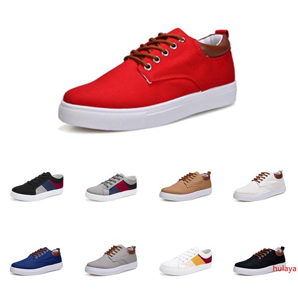 

men shoes no-brand canvas spotrs casual sneakers white black red grey khaki blue fashion new style shoes 209