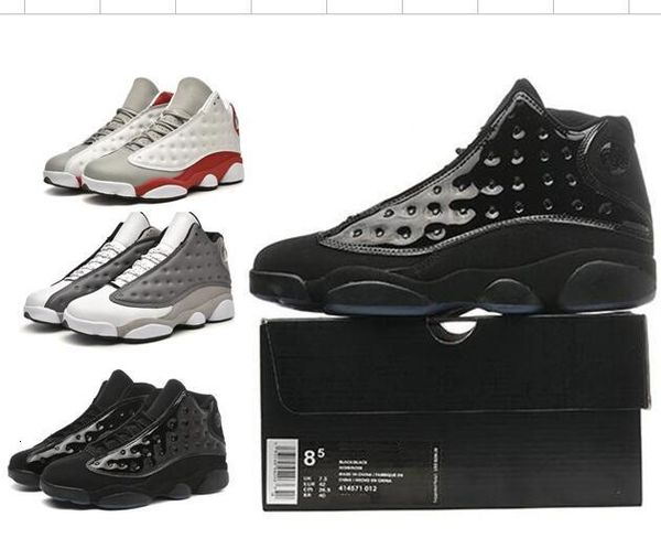 

2019 13s grey toe 13 atmosphere grey cap and gown 13 wholesale basketball shoes sneakers men with box sports shoes