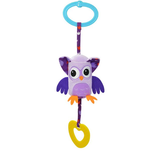 

newborn infant wind chimes plush toys hanging crib car lathe parrot / bee / beetle / owl animal baby bed rattles bell toy