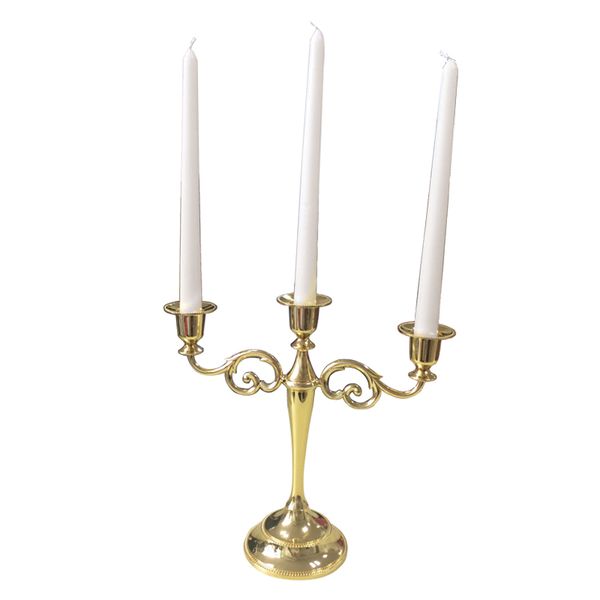 

retro metal candelabrum wedding home decor candlesticks candle holder stand 3 arms
