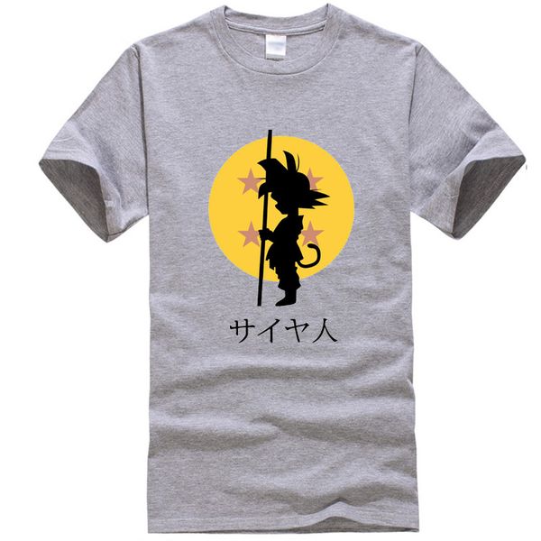 

2020 новая мода лето 100% хлопок аниме малыш гоку печати смешные мужчины футболка harajuku повседневная o-образным вырезом унисекс прохладна, White;black