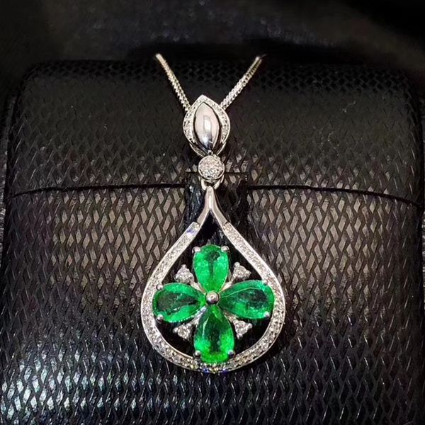 

natural real sapphire or ruby or emerald tourmaline pendant 0.35ct*5pcs gemstone 925 sterling silver j205306