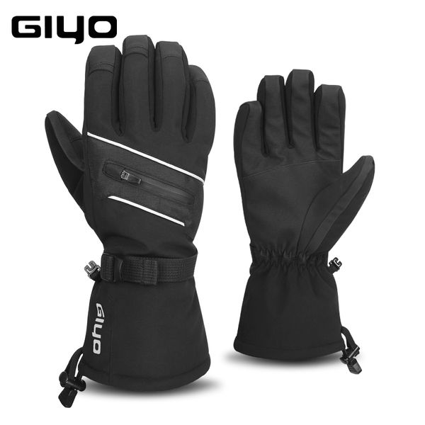 

giyo waterproof ski gloves for men women warm fleece snow gloves snowmobile snowboard mittens winter sport thermal