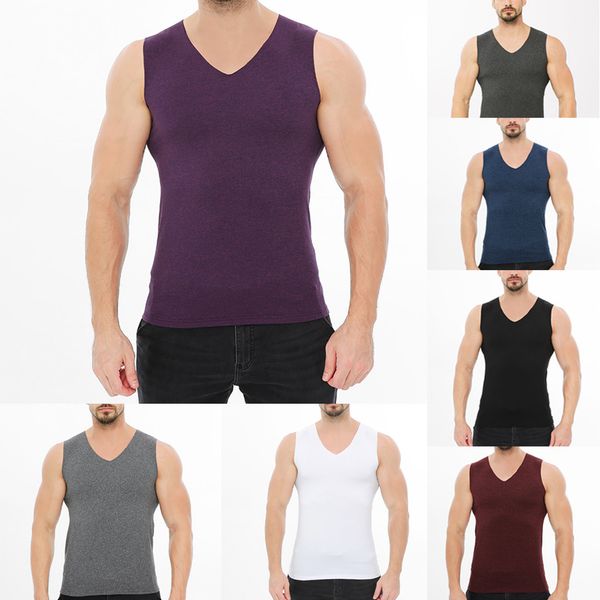 

mens blouse men' new plushed warm vest fashionable blouse, White;black