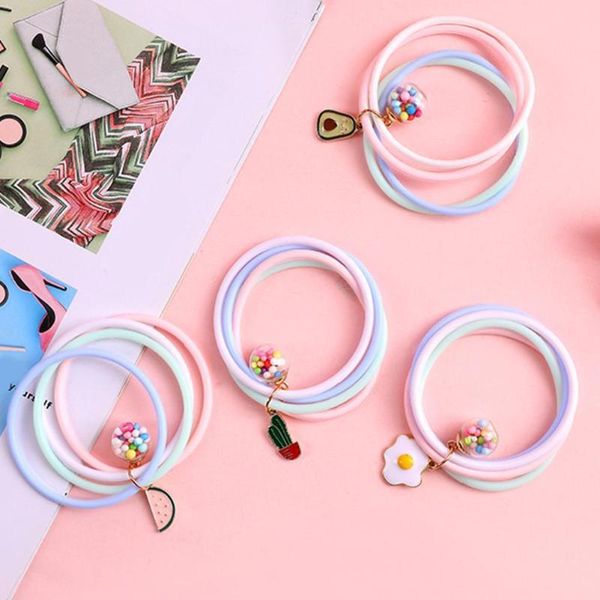 

summer mosquito repellent bracelet cute pendant silicone for kids wristband bracelet h5b3, Black