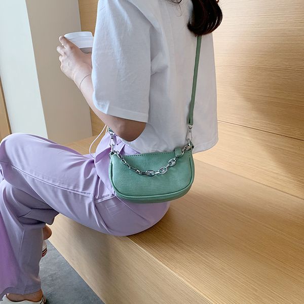 

2020 new shoulder bag women's casual fashion korean chain armpit bag ladies crossbody