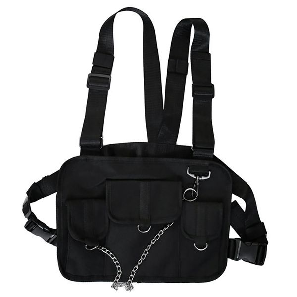 

грудь сумка для мужчин hip hop harness chest rig сумка жилет streewear женщины плеча пакет талии пакет