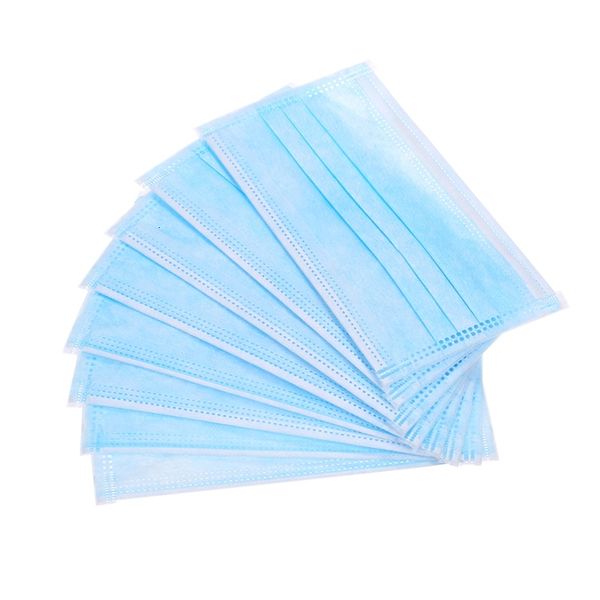 

dhl ship soft breathable masks 3 layers nonwoven bluewith ear hood mask hanger 003 uys7