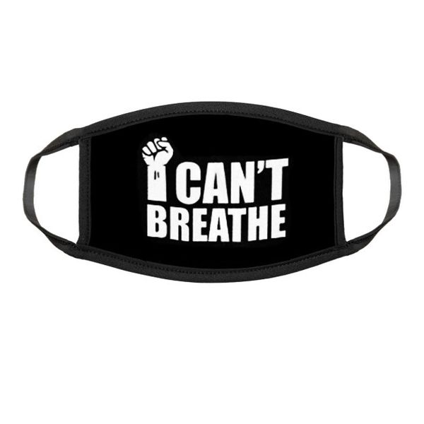 

letter printing mask style fashionable dust-proof washable breathable mask, Black