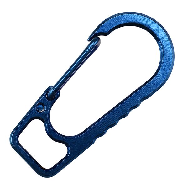 

1шт титанового сплава карабин брелок keychain клип крюк открытый подняться пряжка q1114 * 20