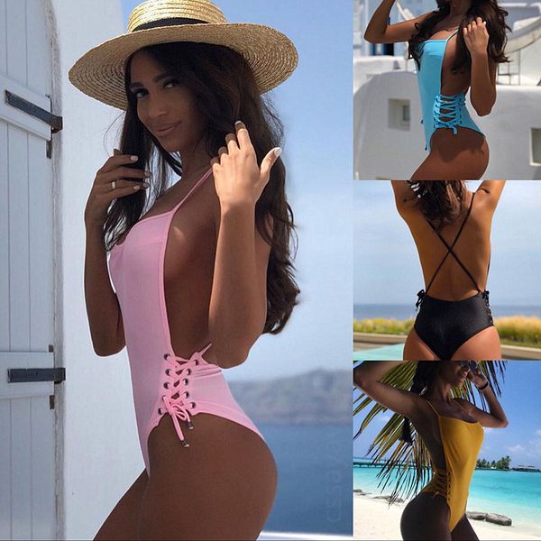 

5 colors swimwear women new bandage swimsuit push up swim maillot de bain femme, White;black