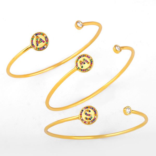 

ювелирные изделия письмо открытый bangle для женщин браслетов 2020 рук цепи женских подарков, Black