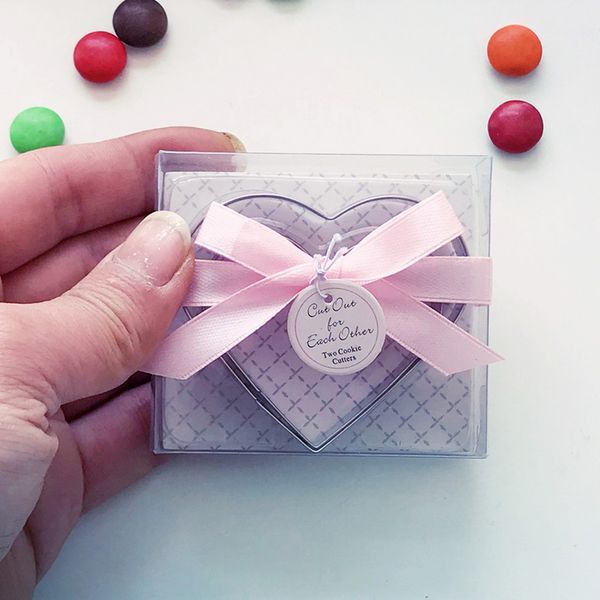 

2pcs heart cookie cutters diy tools cake mould sugar candy baking molds