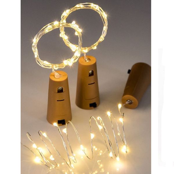 

20led chic cork shaped starry light wine bottle lamp for xmas decor