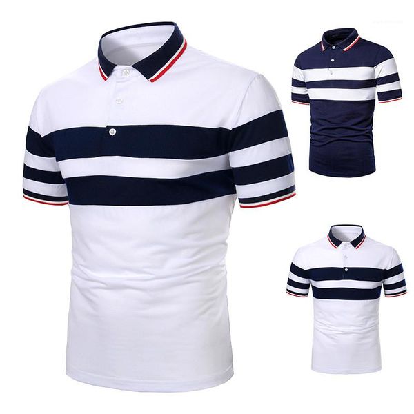 

polos мужская одежда мужская дизайнер лоскутная polos мода естественный цвет с коротким рукавом polos вскользь отворотом шеи, White;black