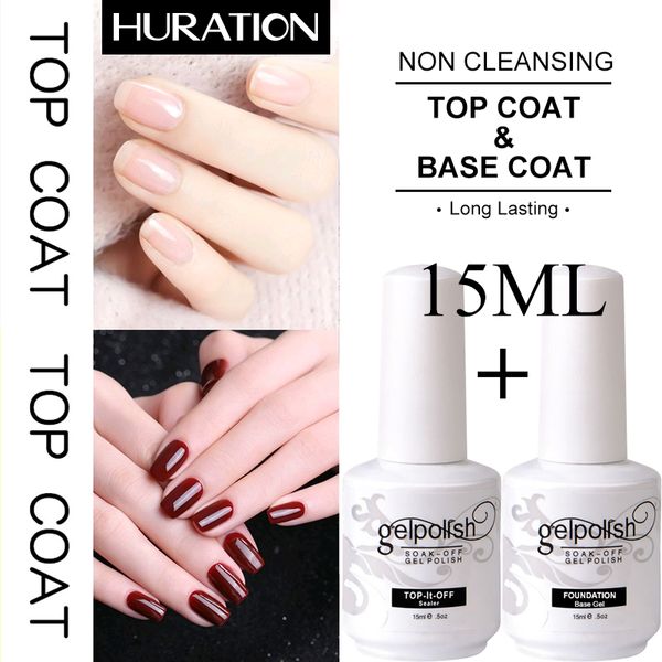 

huration base coat gel coat gel nail polish transparent color vernis uv glitter primer for semi permanent nail art, Red;pink