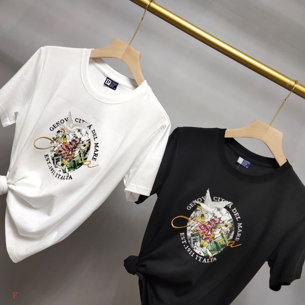 

2020 mens womens polo t shirt fashion men brand polos mens designer polo casual summer short sleeves black white sl20042401, White;black