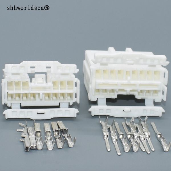 

shhworldsea auto ket 14pin 2.0mm auto plastic plug wiring harness cable unsealed connector mg620407 mg 610406 mg610406 car
