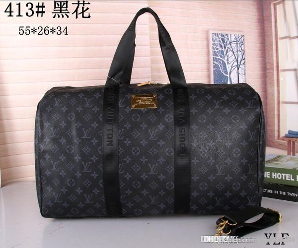 

55cm large capacity women travel bags classical men shoulder duffel bags carry on luggage ing