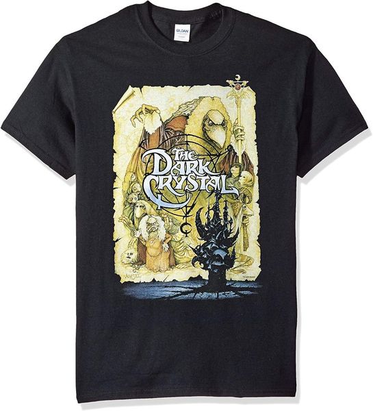 

trevco men's dark crystal short sleeve t-shirt 100% cotton t shirts brand clothing tees, White;black