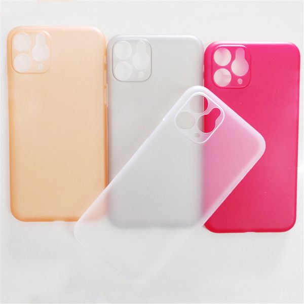 

case for iphone 11 11pro x 8 7 6 5 5c 4 plus super ultra thin slim smooth transparent clear soft pp colorful cover case