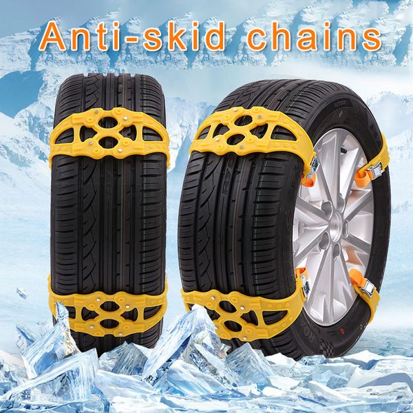 

car tyre chain winter snow roadway safety adjustable anti-skid double snap vs998