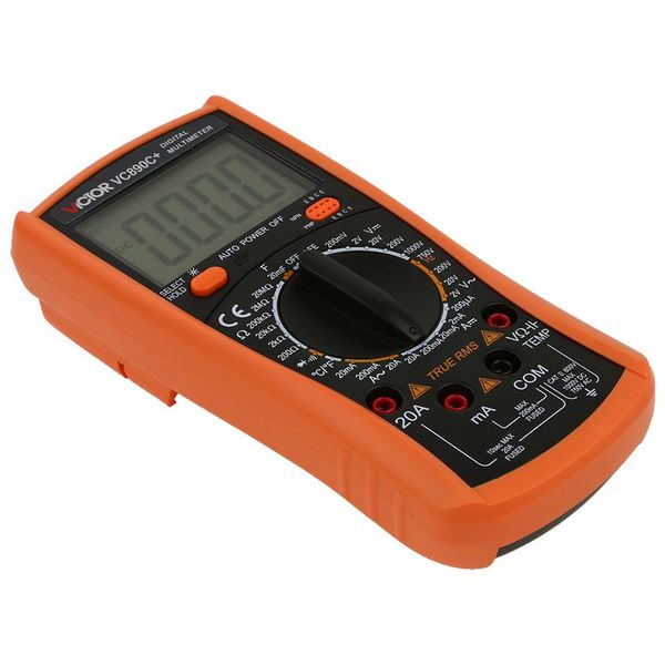 

hlzs-victor vc890c+ lcd display digital multimeter 20000uf capacitor support