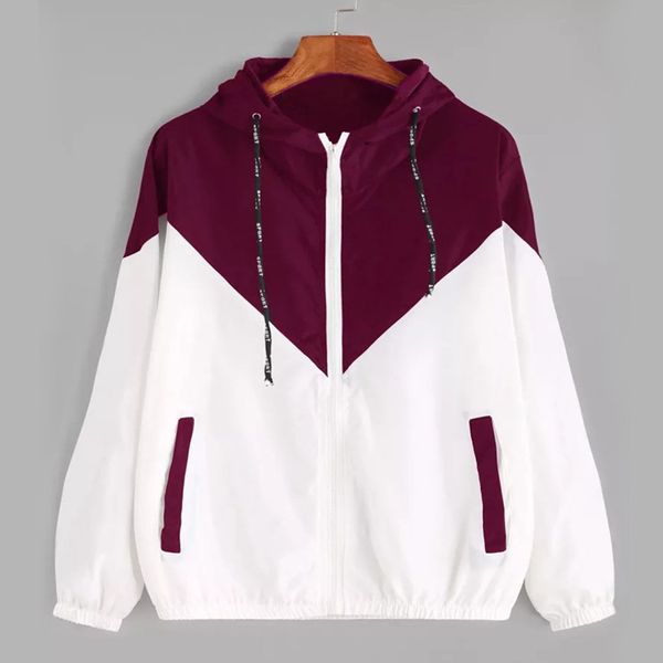 

youth long sleeve clothes style casual jacket women 2019 fall winter new arrival zipper coat hip hop sportswear tracksuits, Black;brown