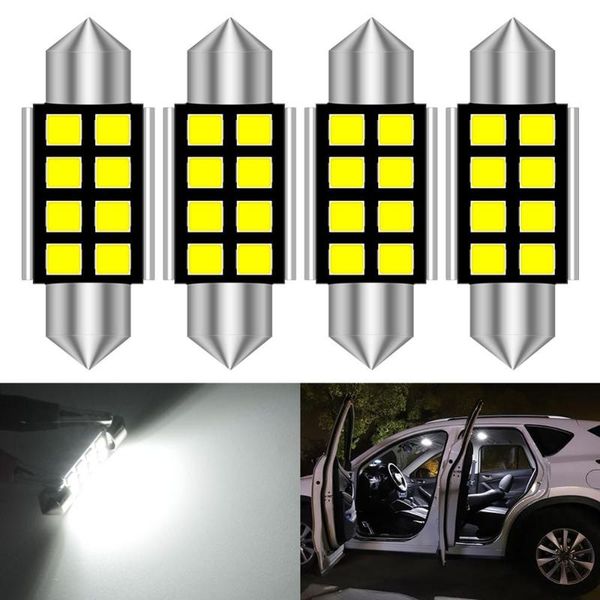 

4pcs led bulb 36mm 31mm canbus c5w bulbs car interior lights license plate light white for e39 e36 e46 e90 e60 e30 e53 e70