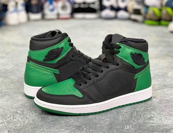 

new 1s pine green court purple 1 mens basketball designer shoes green toe i fashion sport sneakers