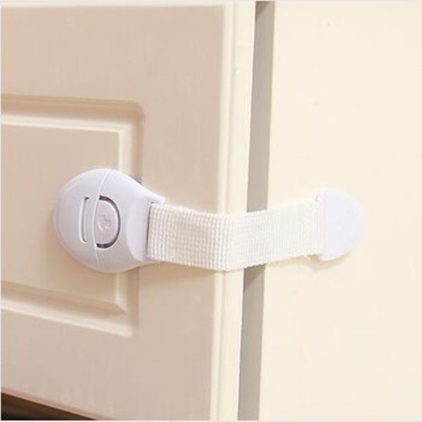 

10pcs/lot security fridge cabinet door lock drawer toilet safety plastic tools for child kids baby safety care locks