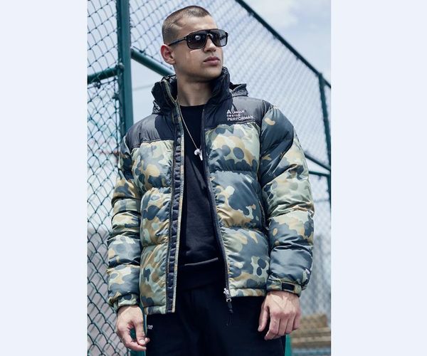 

new arrival winter designer mens jackets luxury parkas for men with zipper patchwork styles warmly casual brand jackets outwear, Black