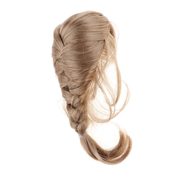 

1/8 mini bjd dolls curled wig linen color hair for luts msd diy accessory