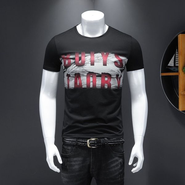 

brand shirt designer new arrival men women letter print casual short sleeve fashion mens designer streetwear t shirts, White;black