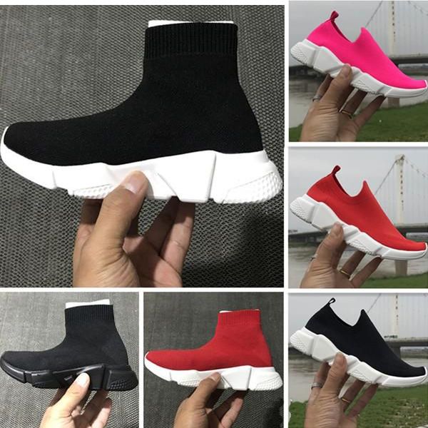 

kids zapatillas ankle boots speed stretch mesh high trainer running shoes speed knit sock chaussures casual designer sneakers