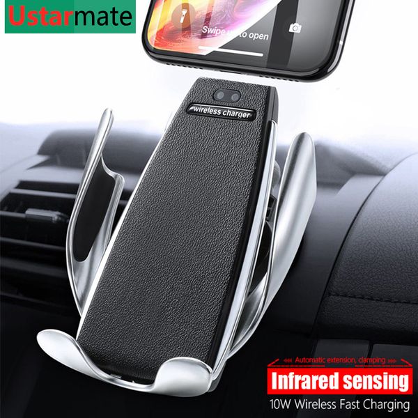 

cargador inalÃ¡mbrico qi sensor infrarrojo para coche clip automÃ¡tico para samsung s10 s8 s9 iphone x xs max 8 plus inalÃ¡mbrico carga rÃ¡pida
