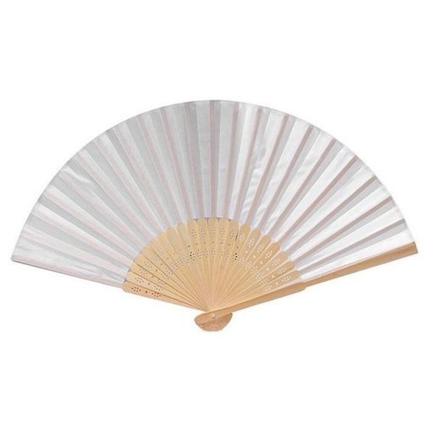 

50pcs/lot wedding favor silk fan name cloth hand fan wedding gift