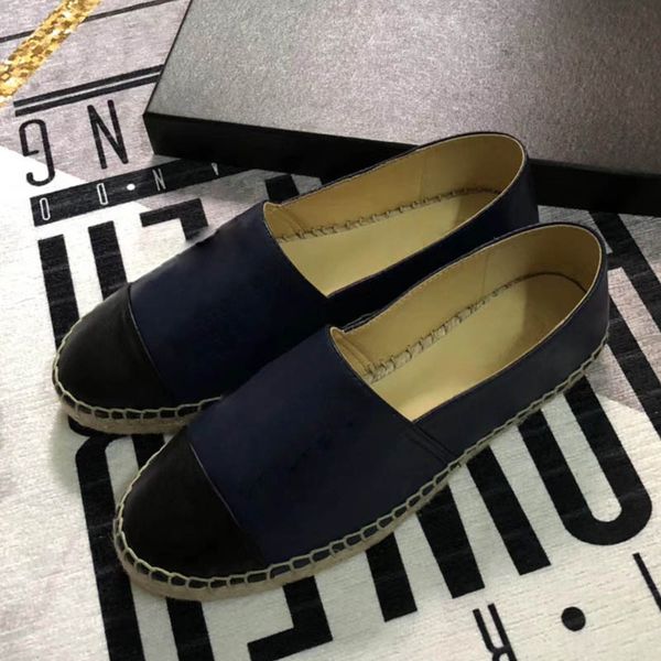 

Fisherman Shoe Designer Shoes Women Shoes High Quality Flat Casual Slip-on Straw Style Leather Casual Shoes G29762