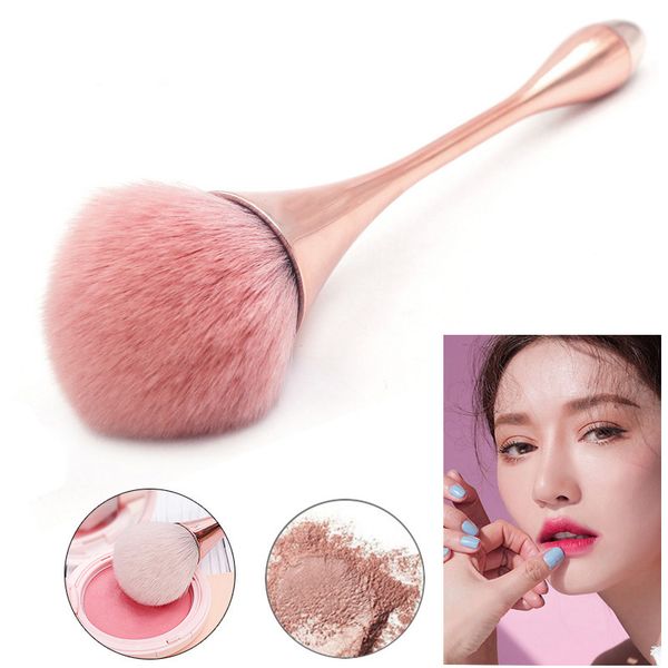 Chegada nova Escova de Maquiagem Escovas Fundação Cosmética Lidar Com Plástico Blush Brush Eyeshadow Pó Solto Pincéis J1545