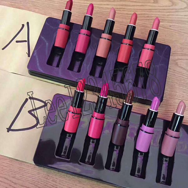 

Горячая губная помада LOOK IN A BOX Губная помада 2 стиля Nude Lipsticks 5шт в комплекте Губная