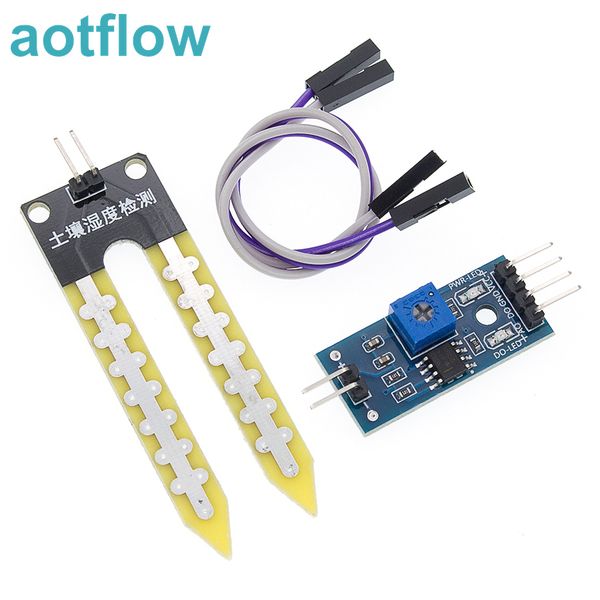 

smart electronics soil moisture hygrometer detection humidity sensor module for arduino development board diy robot smart car