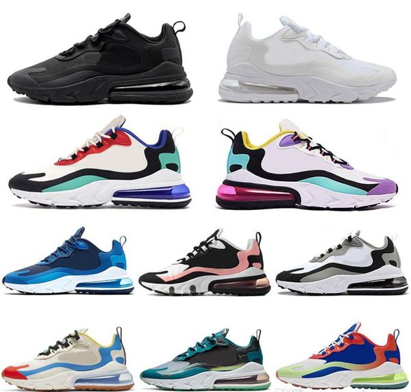 

2020 run air react running shoes for men womens tennis bleached coral pink bauhaus hyper jade triple white black sports sneakers 36-45, White;red