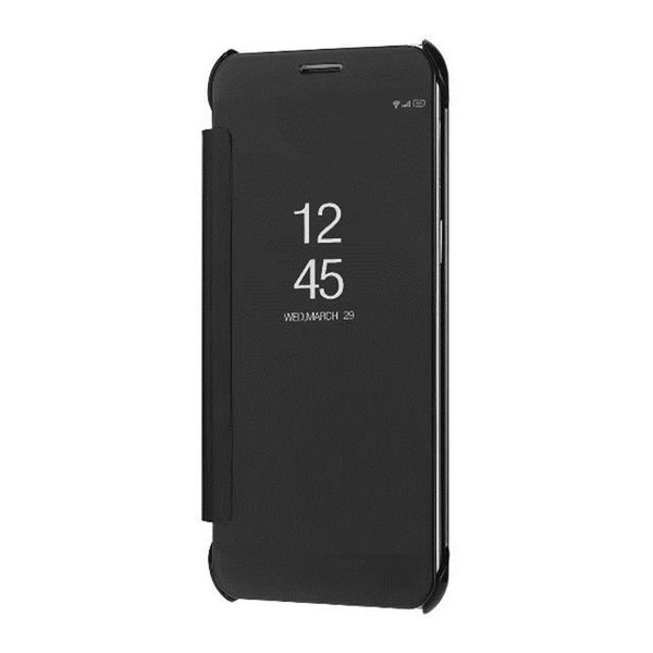 

чехол для samsung galaxy a8 plus 2018 luxury clear view mirror флип смарт