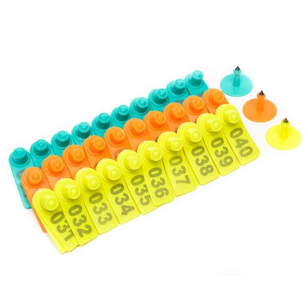 

100 sets livestock ear mark sheep ear tag use numbers eartag eartag animal tag pet farm products supplies