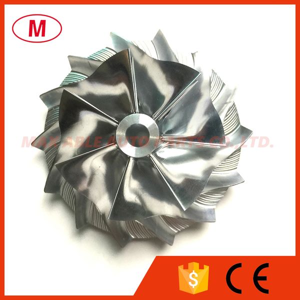 

td07s 54.95/78.00mm forward 7+7 blades racing turbo billet compressor wheel/aluminum 2618/turbocharger milling compressor wheel