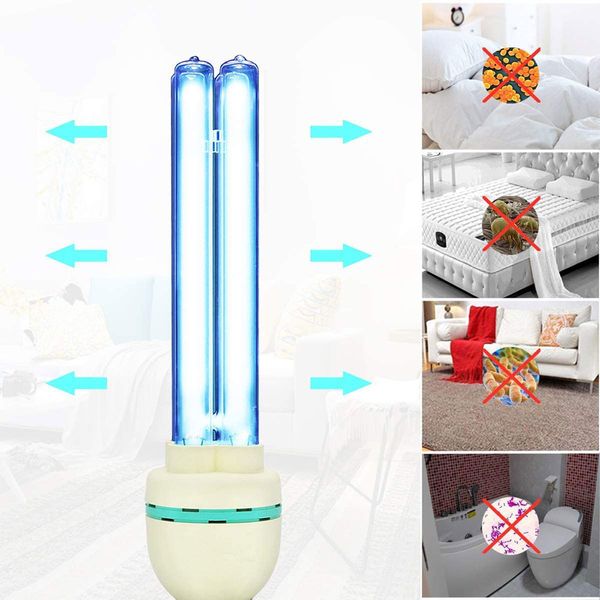 

uv lights, uvc germicidal light bulbs, wavelenght 254nm 15w/25w/36 wattage self-ballast e27 110v/220v screw socket lamp lighting without ozo