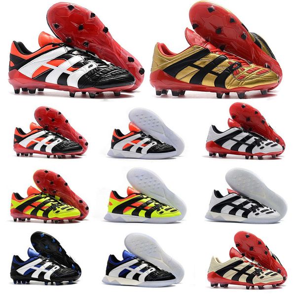 

Resto Predator Precision Accelerator Electricity FG DB AG V 5 Men Soccer Shoes Cleats Beckham Becomes 1998 98 Football Boots Size 39-45
