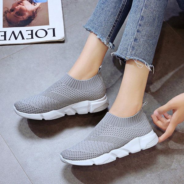 

sneaker women vulcanize shoes 2020 slip-on breathable mesh casual shoes woman sneakers comfortable ladies zapatos mujer