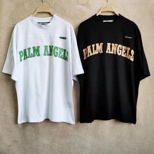 

angkoren 2020 new leisure short sleeve t-shirt youth creative embroider  y printed cotton half sleeve trend335, White;black